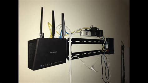 router behind tv